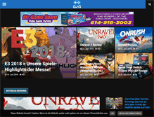 Tablet Screenshot of gamezgeneration.de